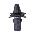 13mmx12mm Black Nylon Molding Clip, Flange, Stem