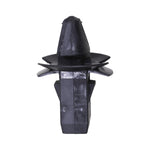 13mmx12mm Black Nylon Molding Clip, Flange, Stem