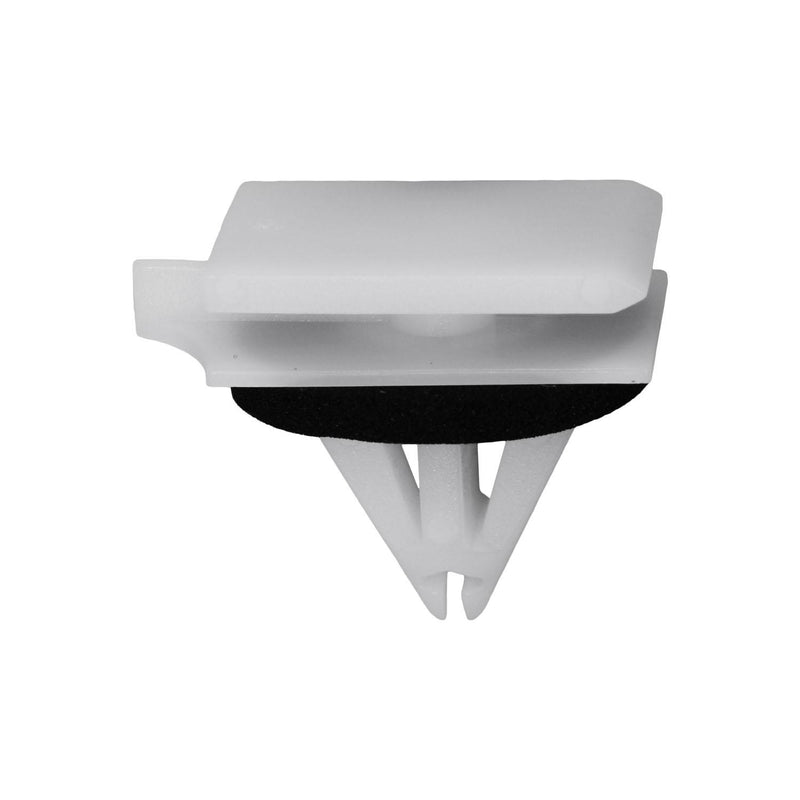 9mmx14mm White Nylon Molding Clip with Sealer Rocker