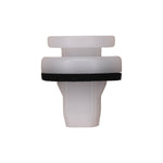 8mm Squarex12mm White Nylon Retainer with Sealer Tail Lamp, 18mm Head