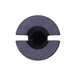M4.8 Black Nylon Seat/Skoda Screw Grommet, 6.5mmx8mm Square Hole, 12mm Head