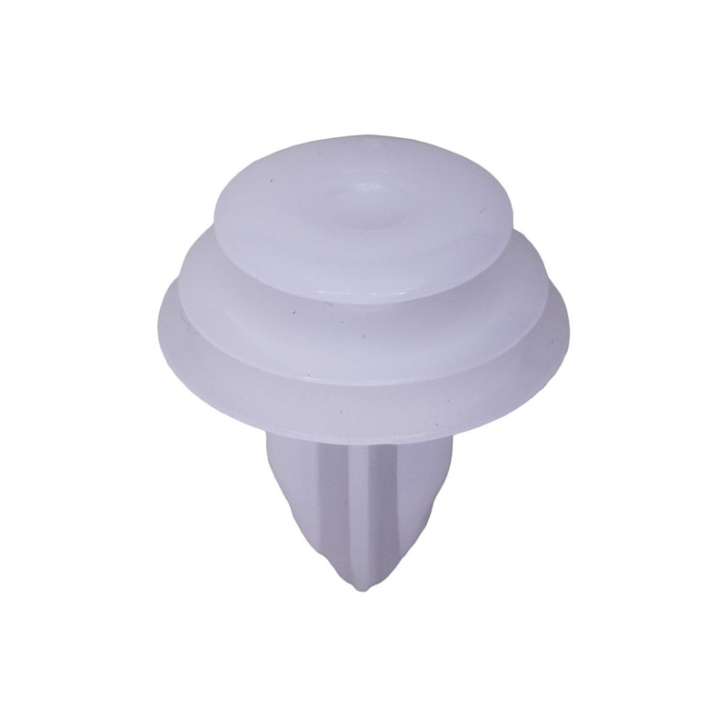 8.5mmx9mmx14mm White Nylon Peugeot/Citroen Retainer, 18mm Head