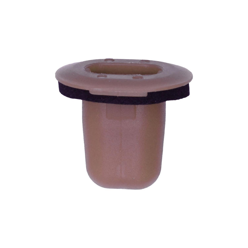 M6.3-1.81 Brown Nylon Screw Grommet with Sealer, Tan, 15mmx19mm Head