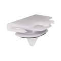 10mmx15mm White Nylon Molding Clip with Sealer, 22mmx45mm Top Head Size