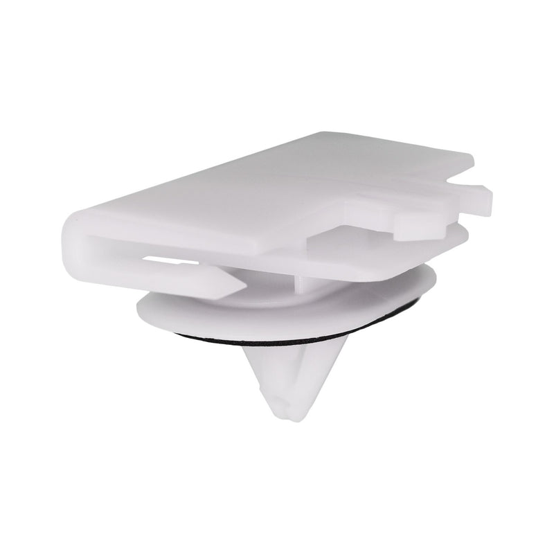 10mmx15mm White Nylon Molding Clip with Sealer, 22mmx45mm Top Head Size