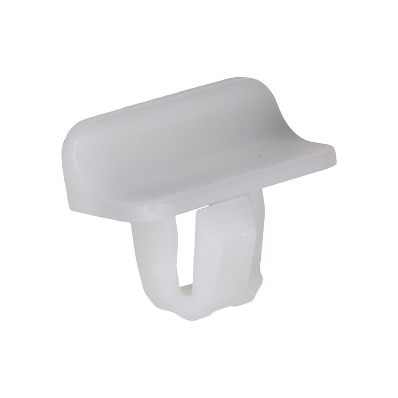 11mm White Nylon Molding Clip, 11.5mmx21mm Head