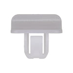 11mm White Nylon Molding Clip, 11.5mmx21mm Head