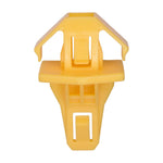 15mm Yellow Nylon Molding Clip, 19mmx24mm Head