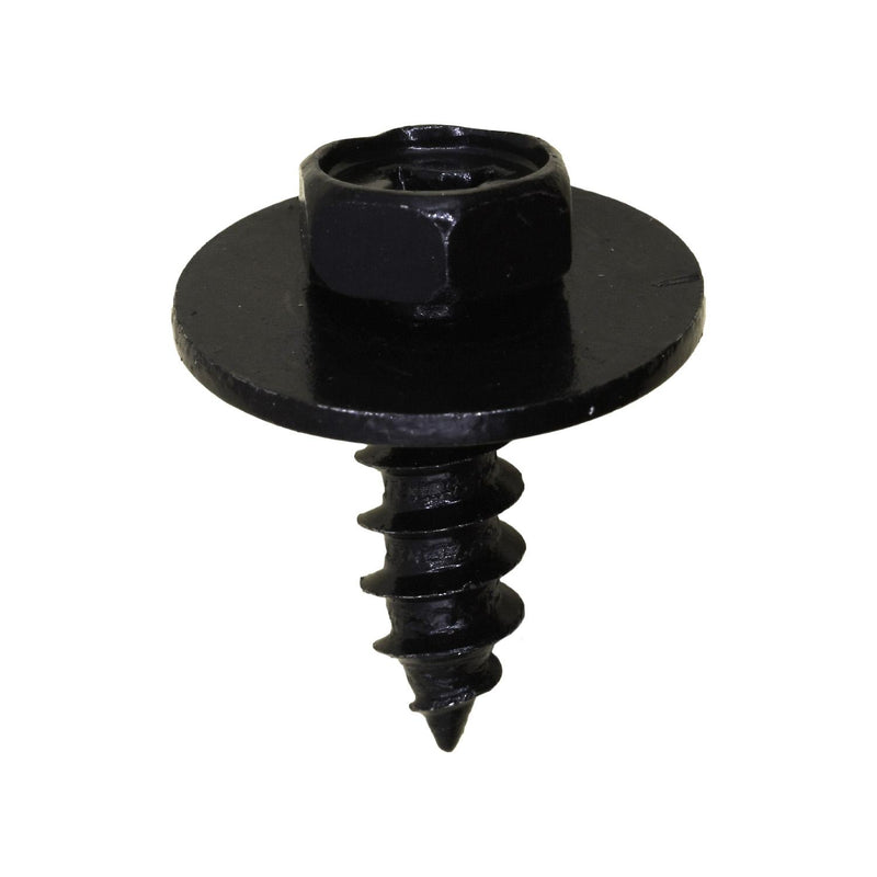 M6.5-2.5x19mm Hex Head SEMS Screw, 20mm Washer, Black E-Coat