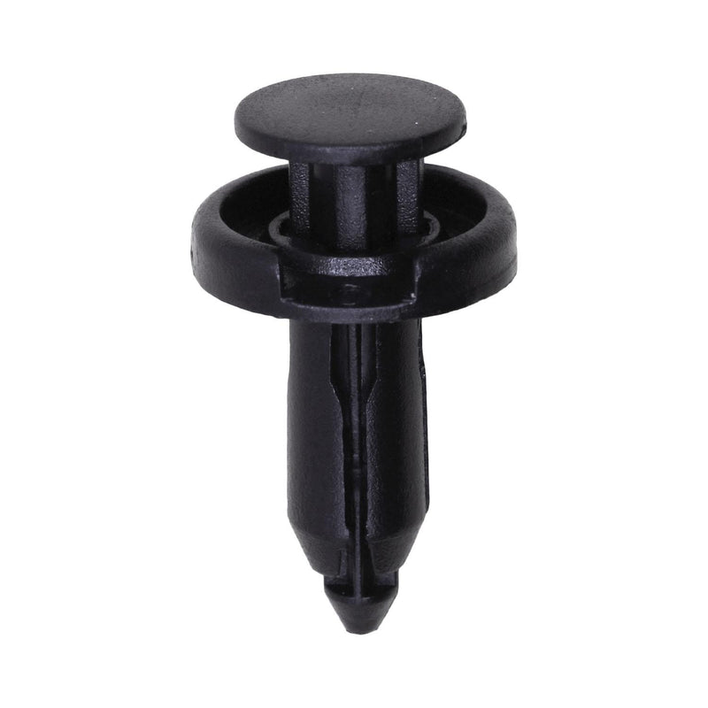 5.5mmx15mm Black Nylon Push-Type Retainer, 13mm Head