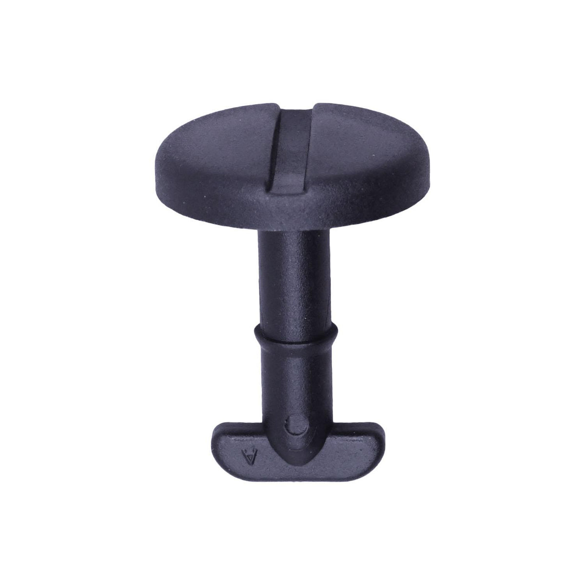 21mm Black Nylon Retainer with Washer Locking Retainer, 18.5mm Head