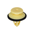 10.5mmx15mm Yellow Nylon Retainer with Sealer, 17.5mm Head