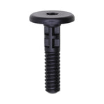 7mmx33mm Black Nylon Retainer, 20mm Head