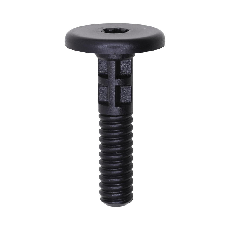 7mmx33mm Black Nylon Retainer, 20mm Head