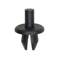 8mmx11mm Black Nylon Push-Type Opel Retainer, 16mm Head