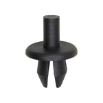 8mmx11mm Black Nylon Push-Type Opel Retainer, 16mm Head