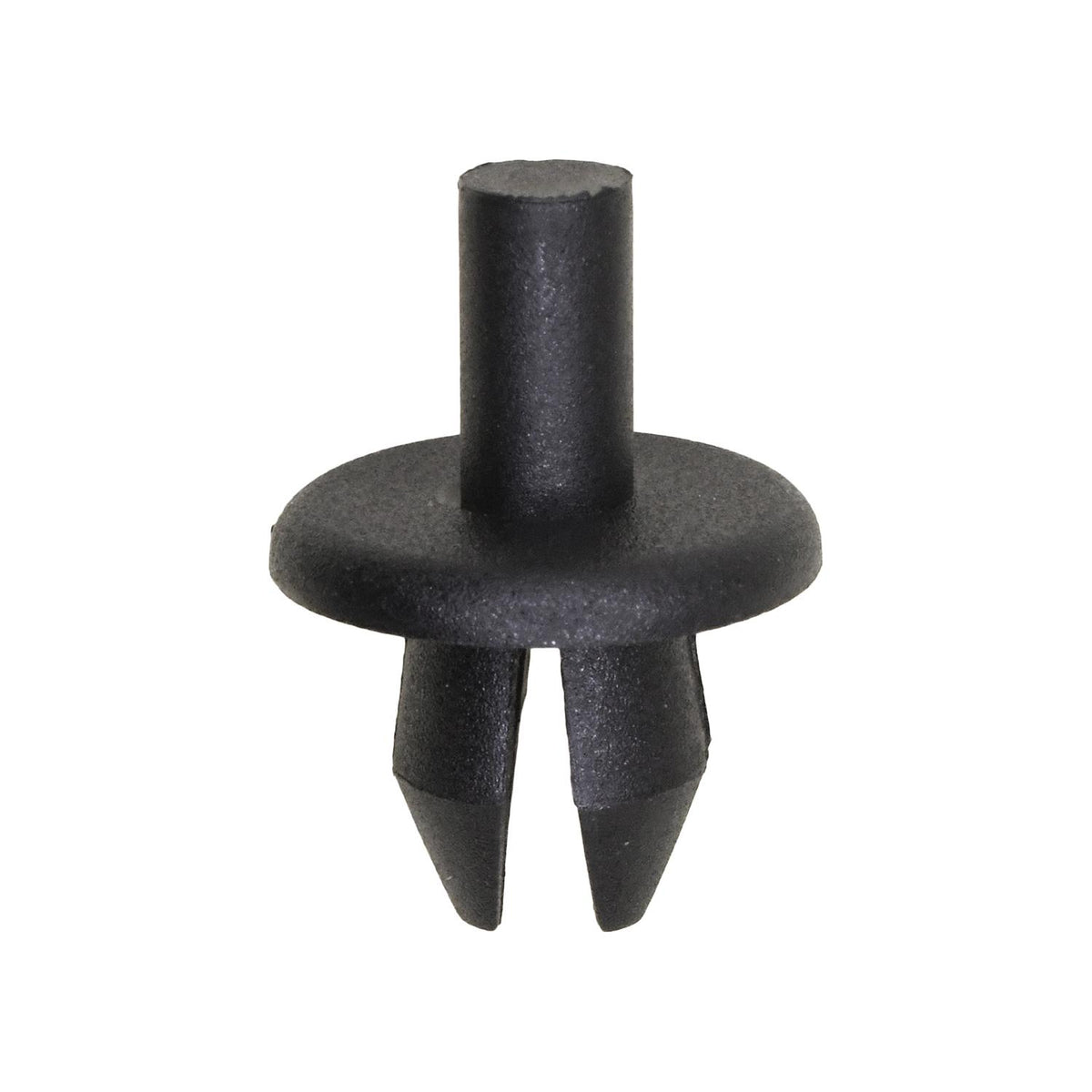 8mmx11mm Black Nylon Push-Type Opel Retainer, 16mm Head
