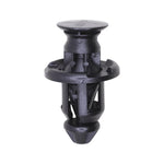 13mmx14mm Black Nylon Push-Type Retainer, 22mm Head