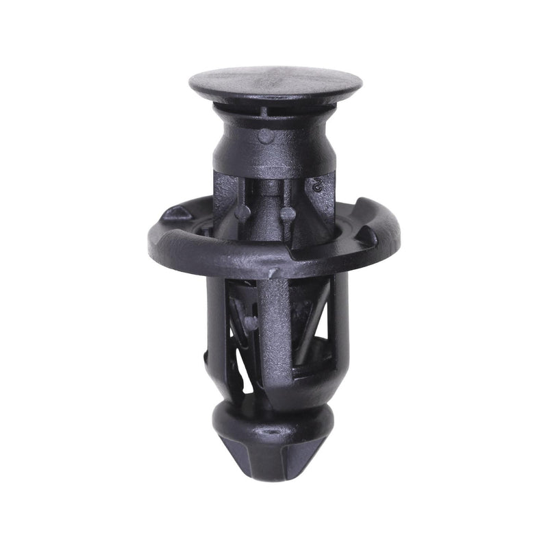 13mmx14mm Black Nylon Push-Type Retainer, 22mm Head