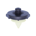 10mmx12mm Black & White Nylon Retainer with Sealer, 19mm Head