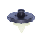 10mmx12mm Black & White Nylon Retainer with Sealer, 19mm Head