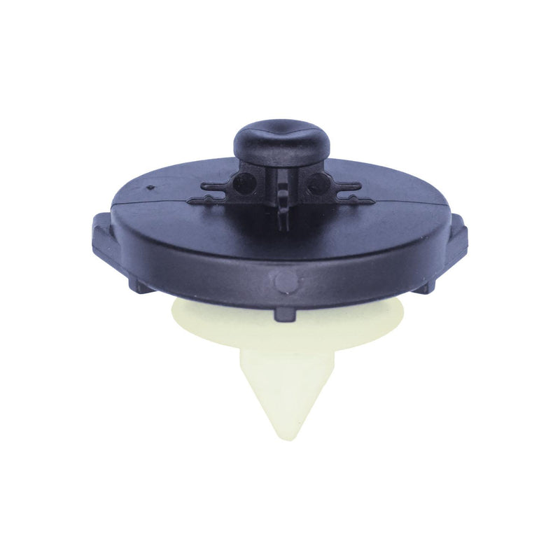 10mmx12mm Black & White Nylon Retainer with Sealer, 19mm Head