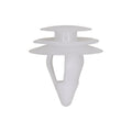 9mmx15mm White Nylon Retainer, Nlyon, 18mm Head