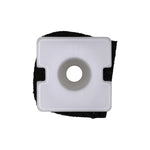 M3.5x10mm White Nylon Molding Retainer with Sealer, 13mmx13mm Head