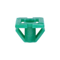 M3.5x8mm Green Nylon Molding Nut Retainer, 13mmx13mm Head
