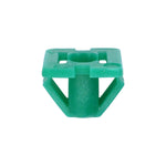 M3.5x8mm Green Nylon Molding Nut Retainer, 13mmx13mm Head