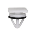 9mmx10mm White Nylon Molding Clip with Sealer, 15mm Head