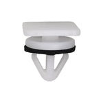 9mmx10mm White Nylon Molding Clip with Sealer, 15mm Head