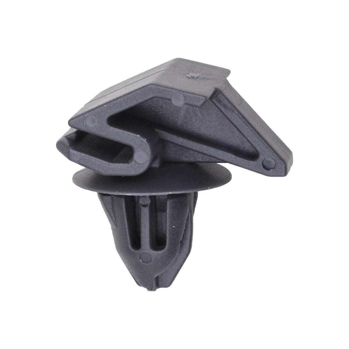 9mmx12mm Gray Nylon Molding Clip, 17mm Head