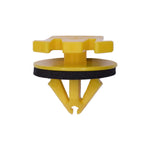 9mmx11mm Yellow Nylon Molding Clip with Sealer, 18mm Head
