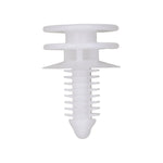 9mmx19mm White Nylon Retainer, 20mm Head