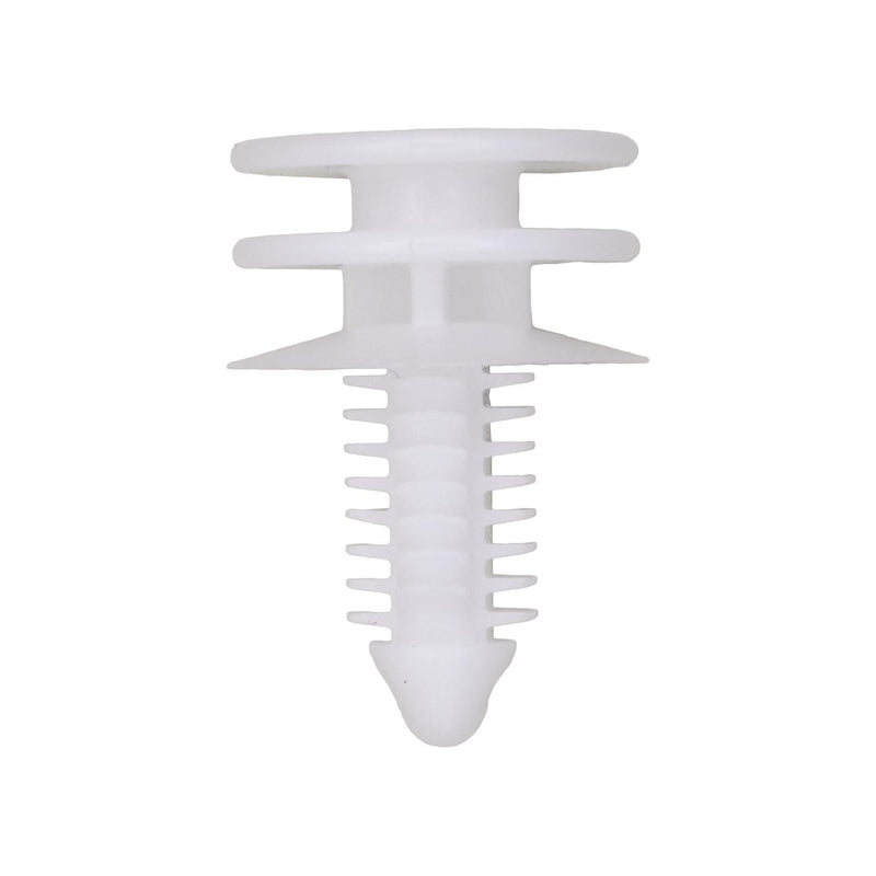 9mmx19mm White Nylon Retainer, 20mm Head