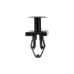 8mmx16mm Black Nylon Push-Type Retainers, 14mmx21mm Head