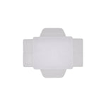 11mm White Nylon Molding Clip, 9mmx11mm Top Head Size