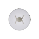 M5.5 White Nylon Screw Grommet with Sealer, 20mm Head
