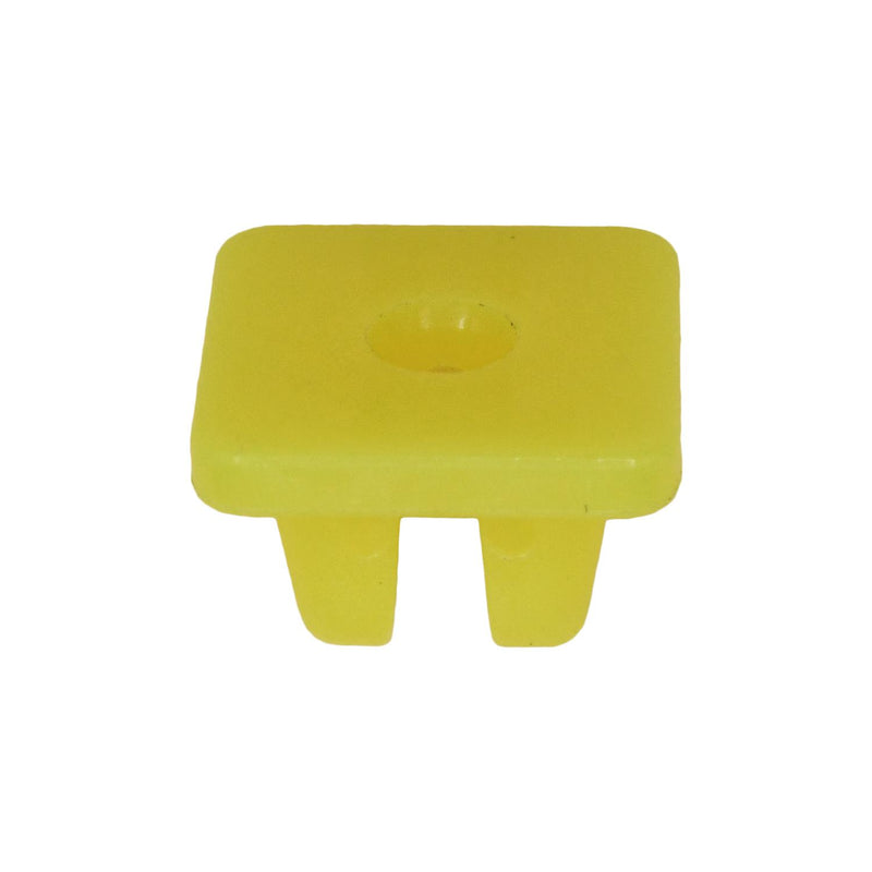 M4.8x7mm Yellow Nylon Nut, Hex, 14mmx14mm Head