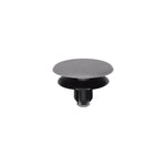 8mmx9mm Gray & Black Nylon Push-Type Retainer,, 21mm Head