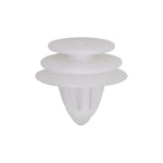 9mmx9.5mmx11mm White Nylon Retainer, Top Head, Middle, 18mm Head