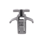13mm Gray Nylon Molding Clip, Top