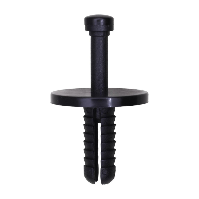 6.3mmx1mm Black Nylon Push-Type Retainer, Head Hole, 20mm Head