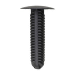 11mmx45mm Black Nylon Retainer, Head Stem, 25mm Head