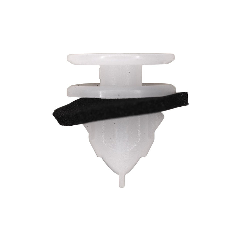 11mm White Nylon Molding Clip with Sealer, 13mm Head