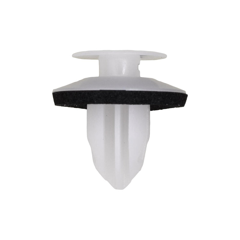 8.5mmx8.5mmx13mm White Nylon Molding Retainer with Sealer Sealer, 18mm Head