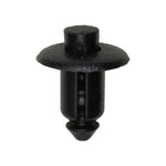 7mmx9mm Black Nylon Push-Type Retainer, 14mm Head