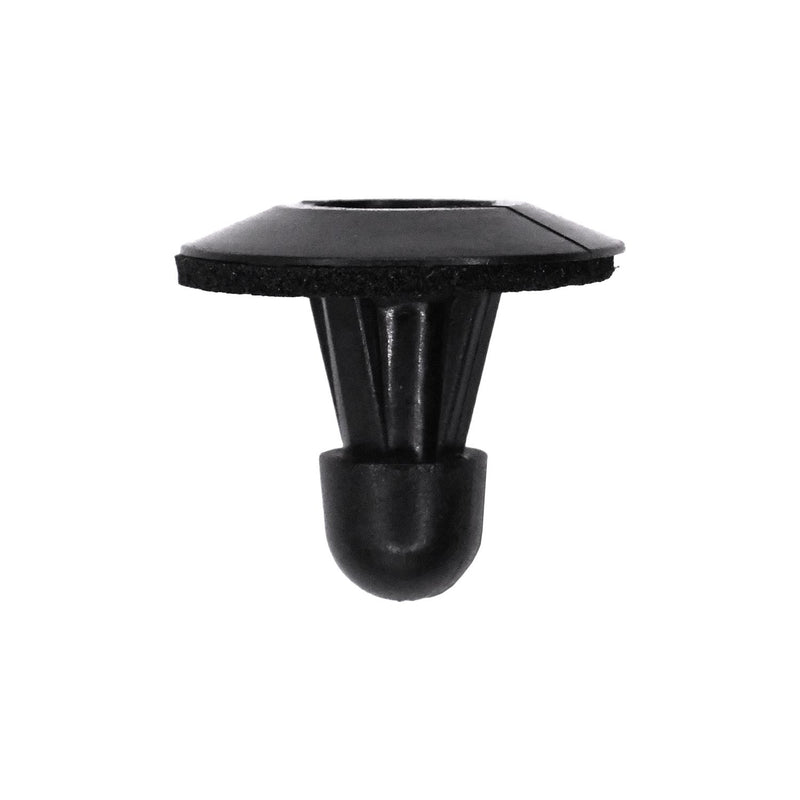 8.5mmx14mm Black Nylon Grommet with Sealer, 18mm Head