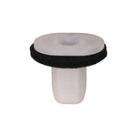 M4.2-1.41 White Nylon Screw Grommet with Sealer, 16mmx22mm Head
